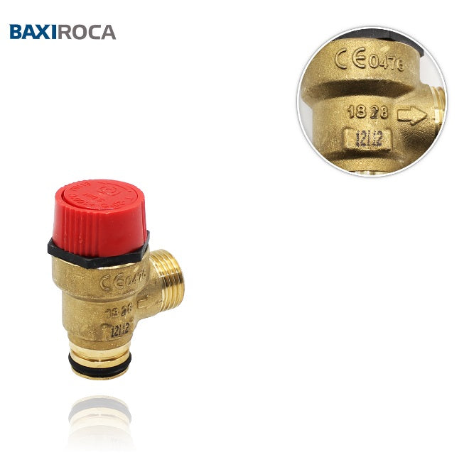 VÁLVULA SEGURIDAD CALDERA ROCA 350930013 / 125071201