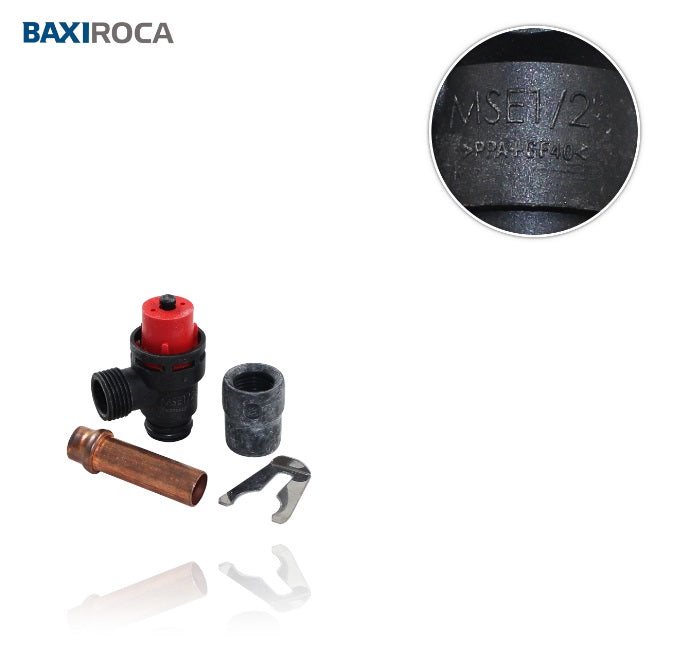 VÁLVULA SEGURIDAD CALDERA ROCA KIT 7648416