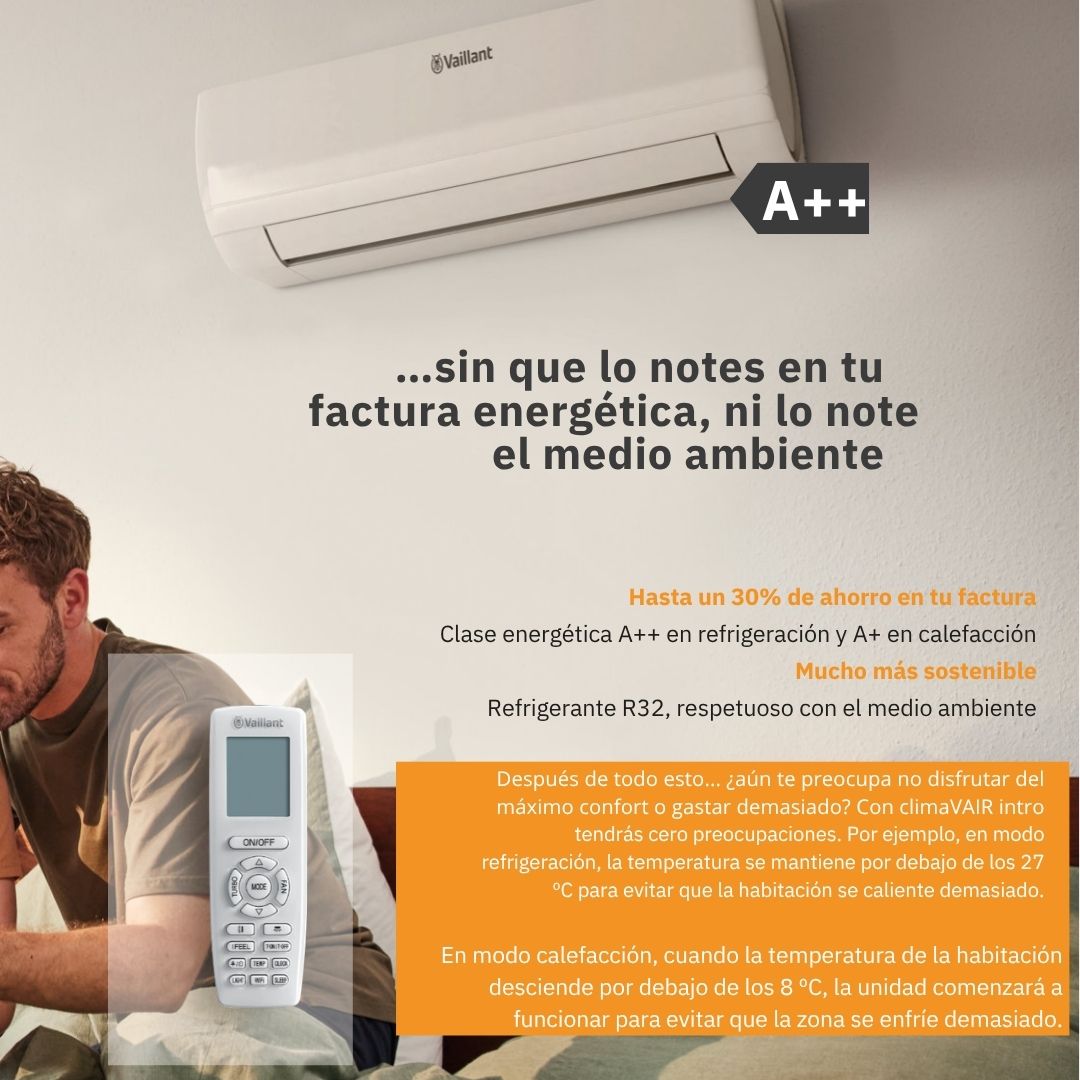 AIRE ACONDICIONADO VAILLANT climaVAIR Intro VAIL 1-030 WN