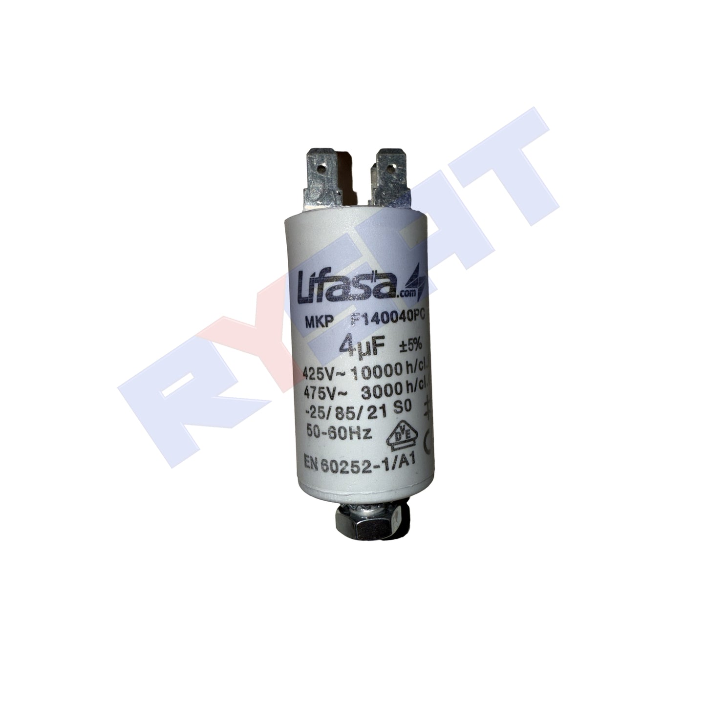 Condensador de motor 4 MF 450V con faston
